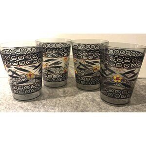 Temptations Old World Black Plastic Tumblers  4.25"  # 3218